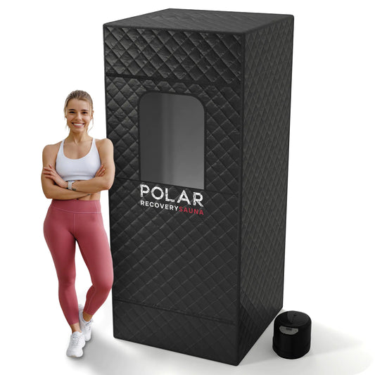 Polar Recovery Sauna/Poartable Steam Sauna for Recovery/Sauna Tent Black